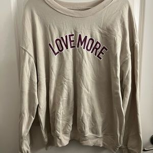 Plus size sweatshirt